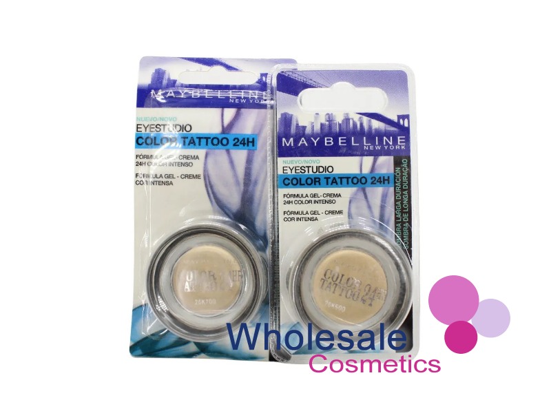 10 x Maybelline 24HR Color Tattoo Eyeshadow - 05 ETERNAL GOLD